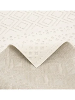 Flachgewebe Teppich Sevilla in Creme