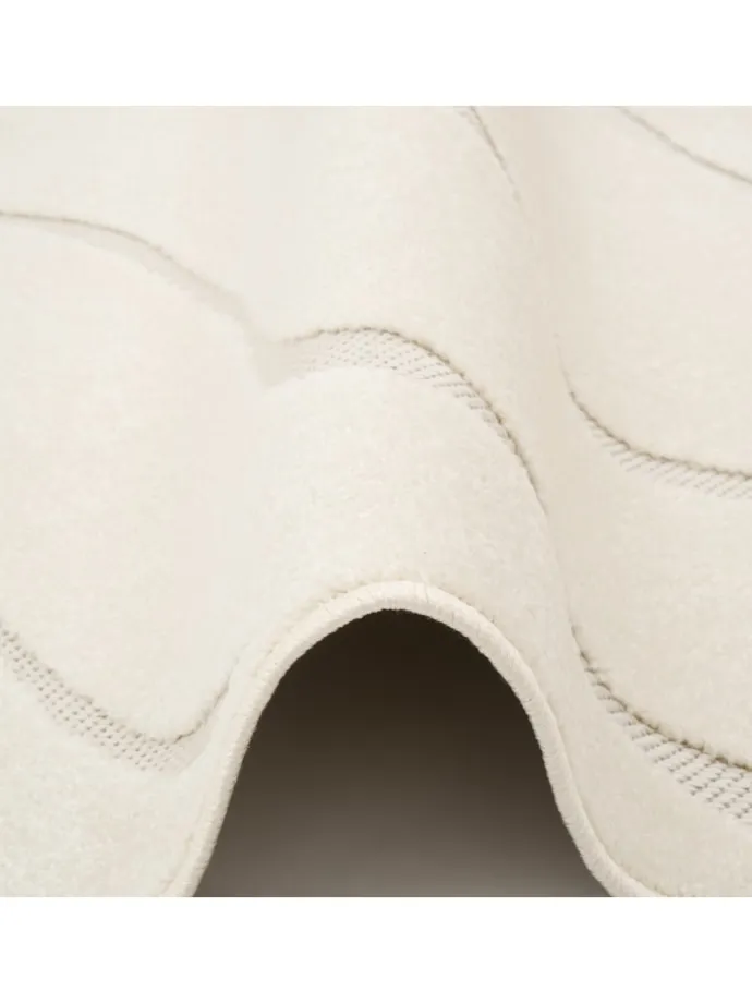 Flachgewebe Teppich Sevilla in Champagner