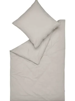 Flanell-Bettwäsche-Set "Cuno" in Grau