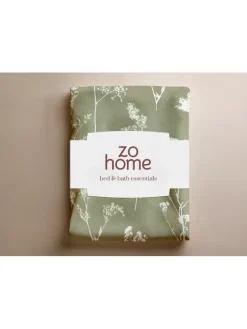 Flanell-Bettwäsche-Set ''Yarrow'' in Grün