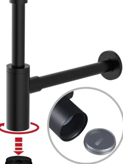 Flaschensiphon in Schwarz