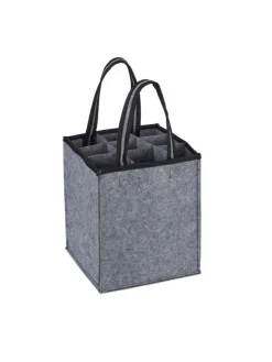 Flaschentasche in Anthrazit