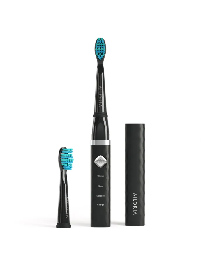 FLASH TRAVEL USB-Schallzahnbürste in schwarz