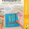 Flechtpapier-Set in Bunt - 24 Blatt - A4