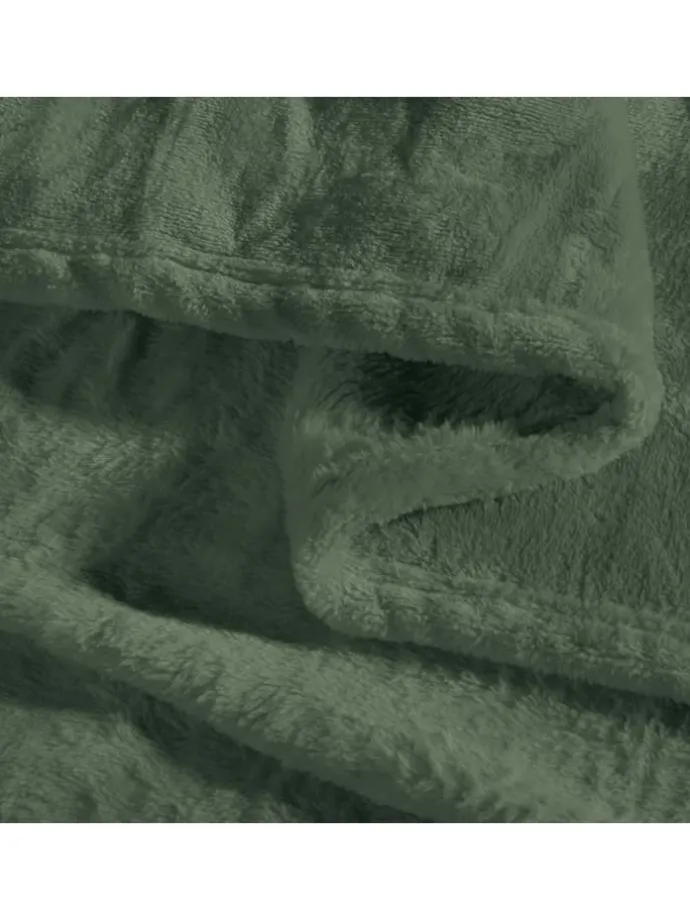 Fleece, Microfaser Wohndecke Amarillo in salbei