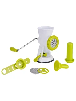 Fleischwolf in Grün/ Weiß - (B)20 x (H)22 x (T)12 cm