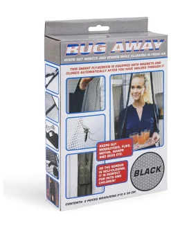 Fliegengitter in Schwarz - (L)210 x (B)100 cm