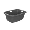 Flowers Wäschewanne 50l mit 4 Griffen, Kunststoff (PP) in Anthrazit