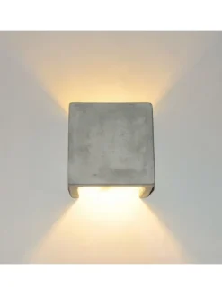 Flurlampe Plinth Beton in Grau