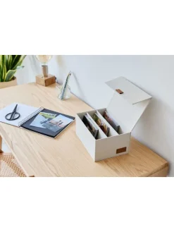 Fotobox ''Premium'' in Creme - (B)31 x (H)8 x (T)25 cm