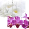 Foto-Paravent Bagheria, 180x240cm, Orchidee