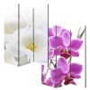 Foto-Paravent Bagheria, 180x120cm, Orchidee