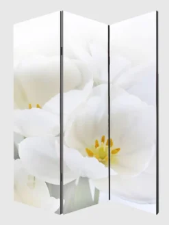 Foto-Paravent Bagheria, 180x120cm, Orchidee