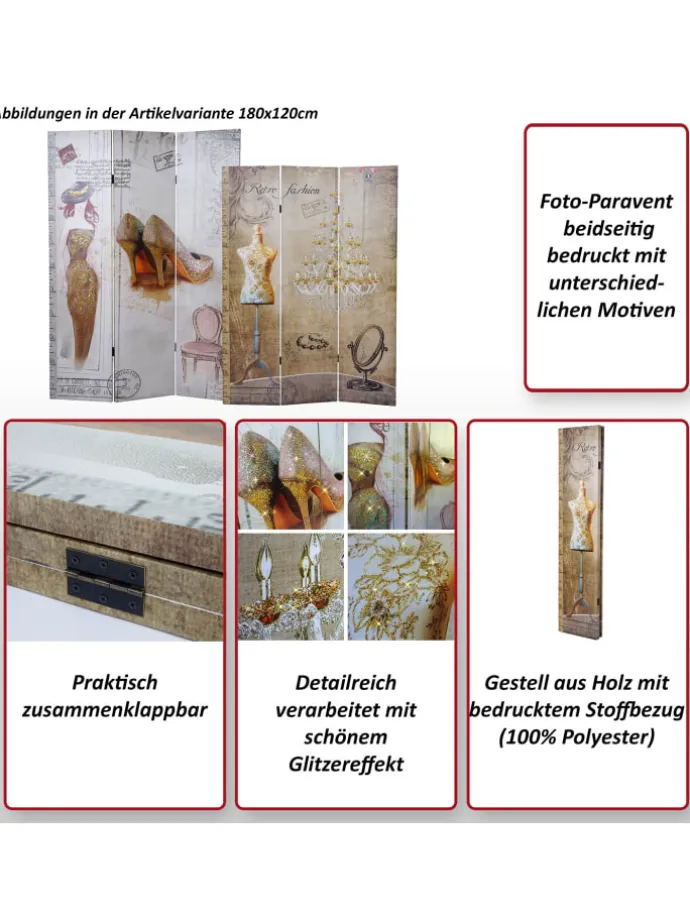 Foto-Paravent, 180x120cm