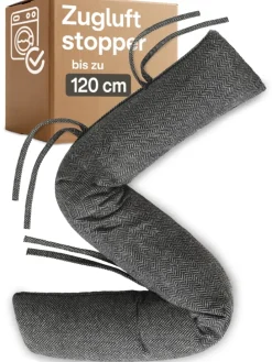 für Fenster bis 120cm - Waschbar - Energiesparend - Extra Lang