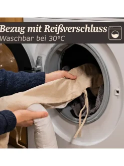 für Fenster bis 120cm - Waschbar - Energiesparend - Extra Lang