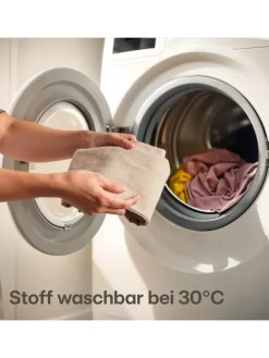 für Türen 70-100cm Waschbarer Stoff - Energiesparend - Stoff - Beige