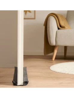 für Türen 70-100cm Waschbarer Stoff - Energiesparend - Stoff - Grau