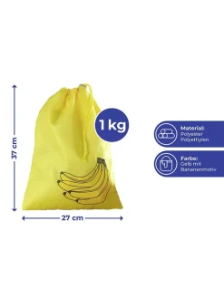 Frischhaltebeutel in Gelb - (B)27 x (H)37 cm