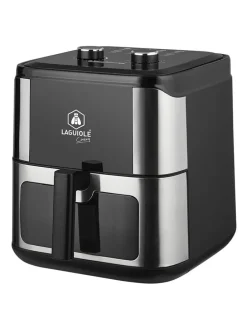 Fritteuse in Schwarz/ Silber - 8 l