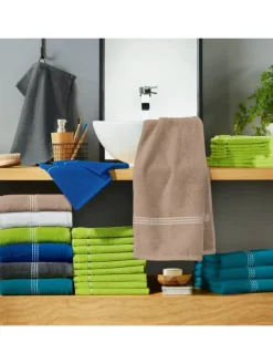 Frottier Handtuch 6er-Pack Mannheim in anthrazit