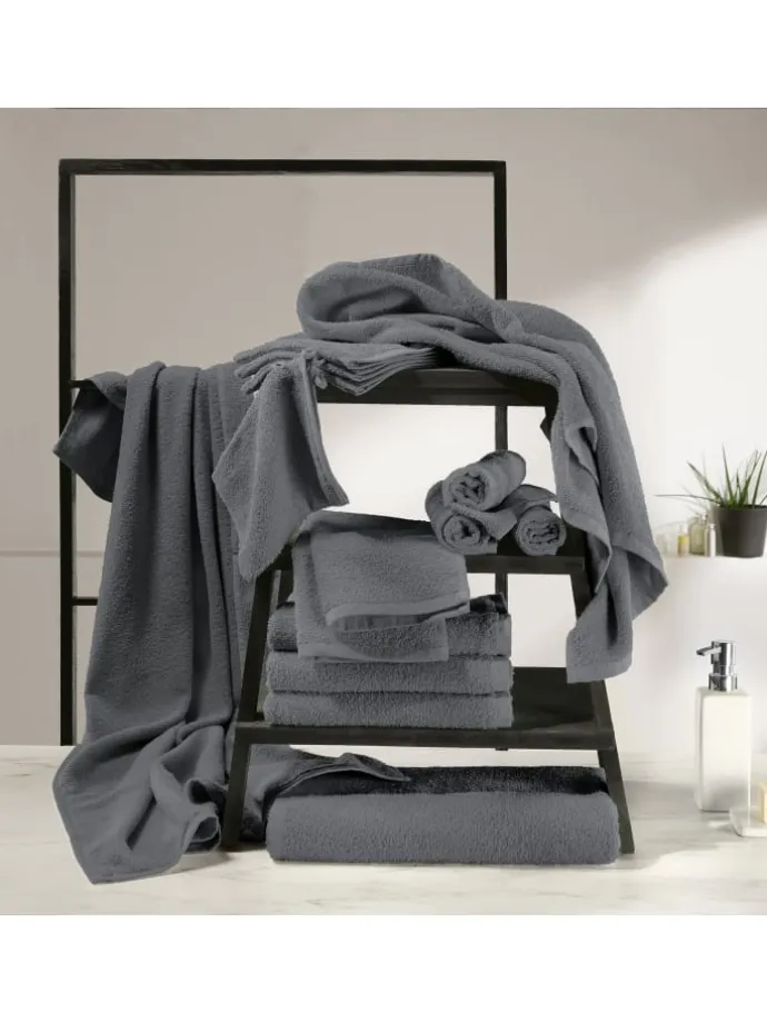 Frottier, Leichtfrottier Frottier-Set 20-tlg. Oceanside in anthrazit