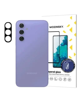 Full Camera Glass gehärtetes kompatibel mit Samsung Galaxy A16 5G in Schwarz