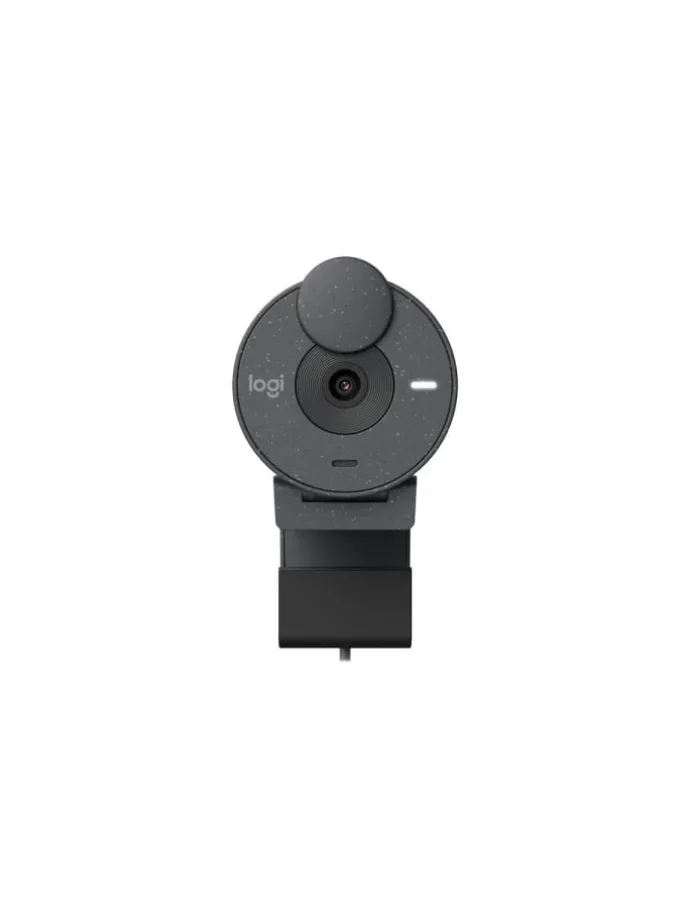 Full HD 1080p Logitech Webcam BRIO 305 mit integrierter Abdeckblende in Grau