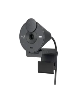 Full HD-Webcam 1920 x 1080 Pixel mit Klemm-Halterung in Grau