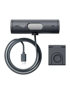 Full HD-Webcam Klemm-Halterung, Stereo-Mikrofon, Integrierte in Schwarz