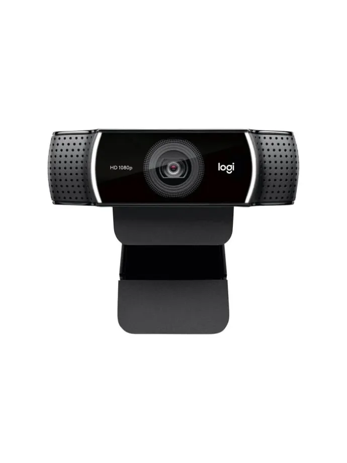 Full-HD Webcam mit 1080p/30fps - Glasobjektiv mit 78° Sichtfeld in Schwarz