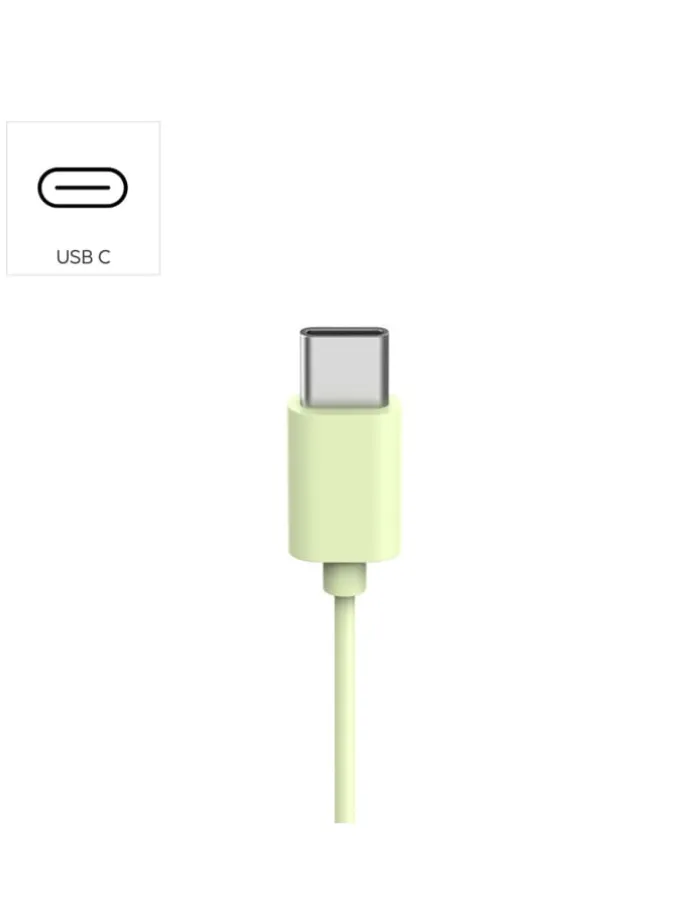 Fun C, On-Ear,USB-C, Grün in Grün
