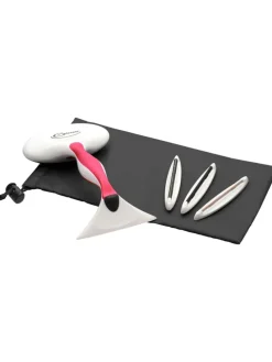 Fusselentferner in Rosa/ Weiß - (B)20 x (H)5 x (T)12 cm