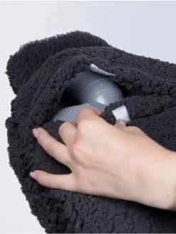 Fußwärmer Wärmflasche für die Füße - 2 in1 in anthrazit