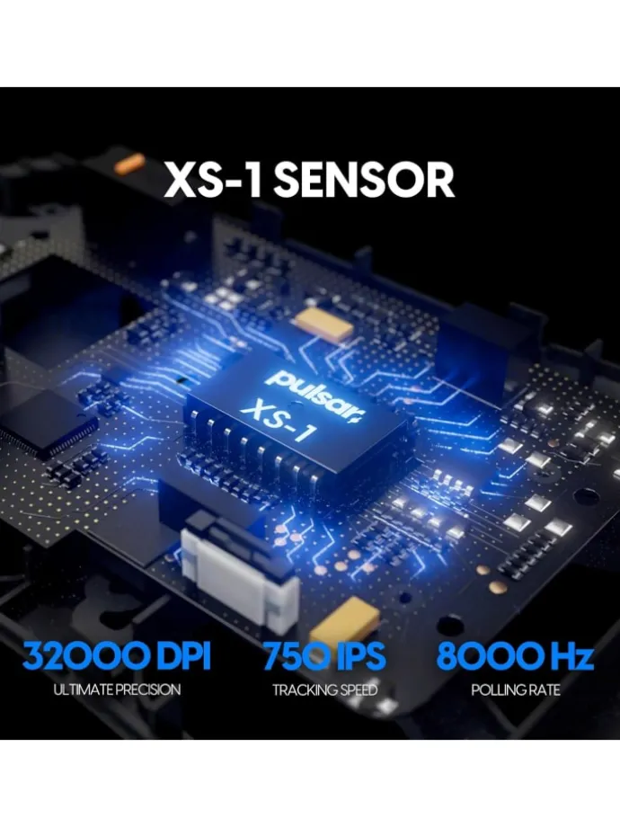 Gaming Gears X2H v3 Mini Wireless Maus 2.4GHz 1ms 32000DPI Swhich XS-1 weiß