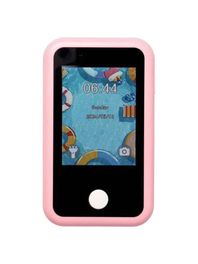 Gaming-Telefon für Kinder mit Touchscreen 2,8", 600 mAh mit Schulmodus in Rosa