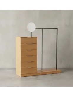 Garderobe Eiche-Dekor 145x165x40 cm Flurgarderobe Modern,