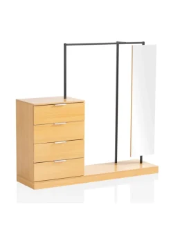 Garderobe Eiche-Dekor 145x138x40,5 cm Flurgarderobe Modern,