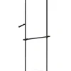 Garderobe in Schwarz - (B)112 x (H)278 cm