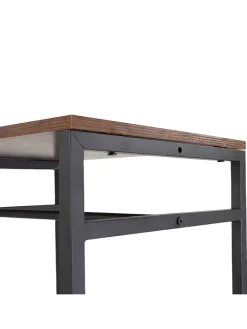 Garderobe in Schwarz/ Braun - (B)94,5 x (H)180 x (T)40 cm