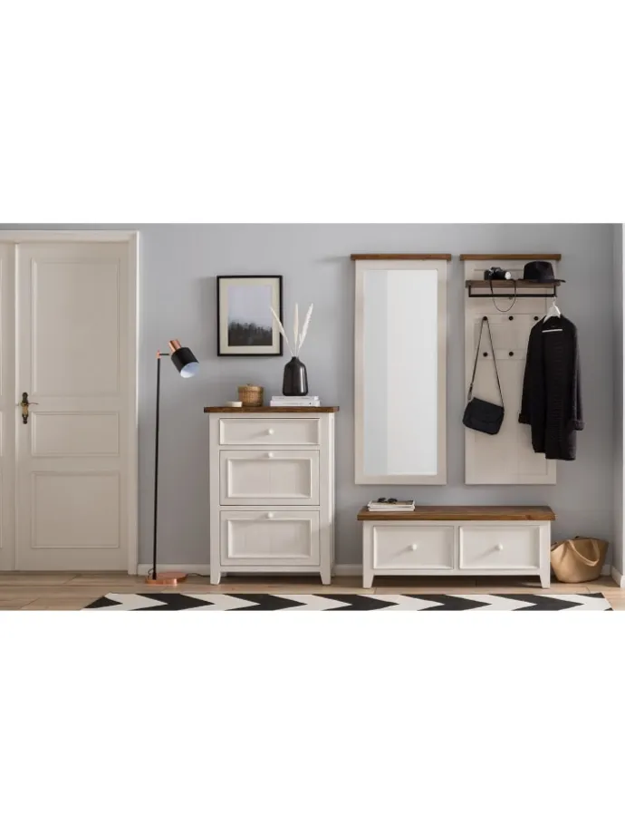 Garderobenpaneel Balignton in Kiefer