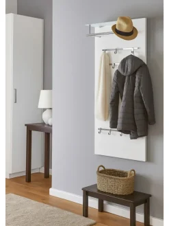 Garderoben-Paneele Aisha in weiß