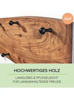 Garderobenpaneele LUDWIG9 in Braun