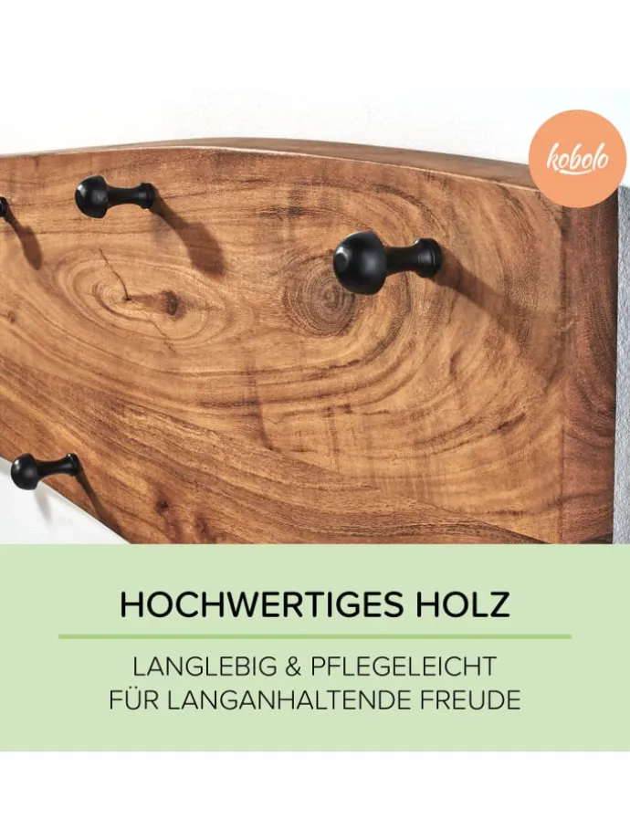 Garderobenpaneele LUDWIG9 in Braun