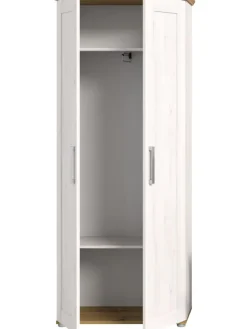 Garderobenschrank (B/H/T: 80x196x39 cm) in Sibiu Lärche Nachbildung