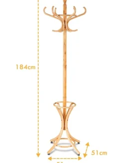 Garderobenständer in Hellbraun