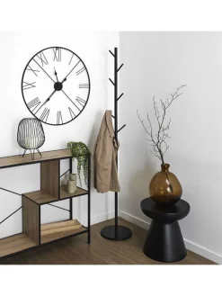 Garderobenständer in Schwarz - (B)27 x (H)173 x (T)27 cm