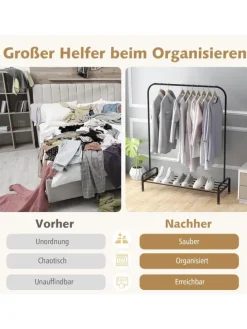 Garderobenständer in Schwarz