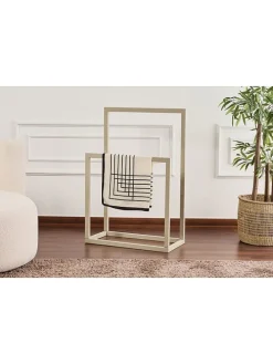 Garderobenständer in Taupe - (B)60 x (H)90 x (T)25 cm