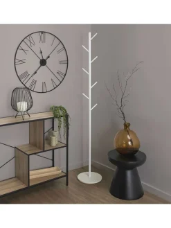 Garderobenständer in Weiß - (B)27 x (H)173 x (T)27 cm